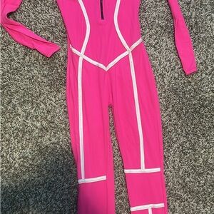 Pink One Piece Suit